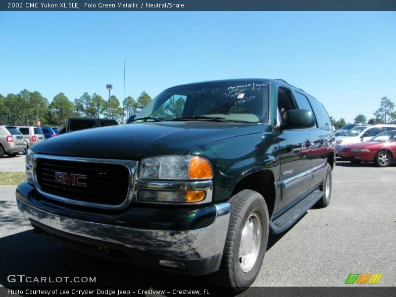 Polo Green Metallic / Neutral/Shale 2002 GMC Yukon XL SLE