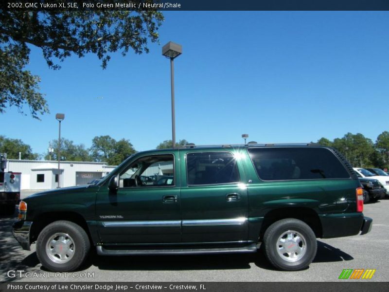 Polo Green Metallic / Neutral/Shale 2002 GMC Yukon XL SLE