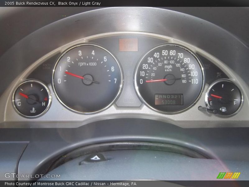 Black Onyx / Light Gray 2005 Buick Rendezvous CX