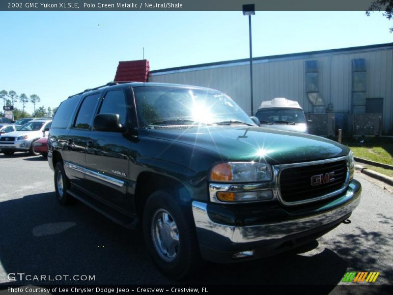 Polo Green Metallic / Neutral/Shale 2002 GMC Yukon XL SLE