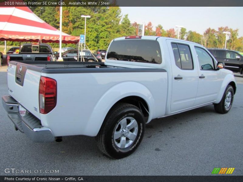 Avalanche White / Steel 2010 Nissan Frontier SE Crew Cab