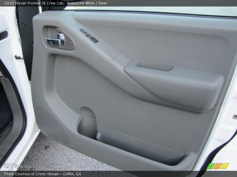 Avalanche White / Steel 2010 Nissan Frontier SE Crew Cab