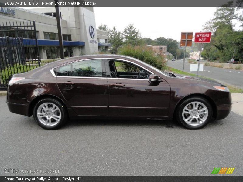Mayan Bronze Metallic / Ebony 2009 Acura TL 3.5
