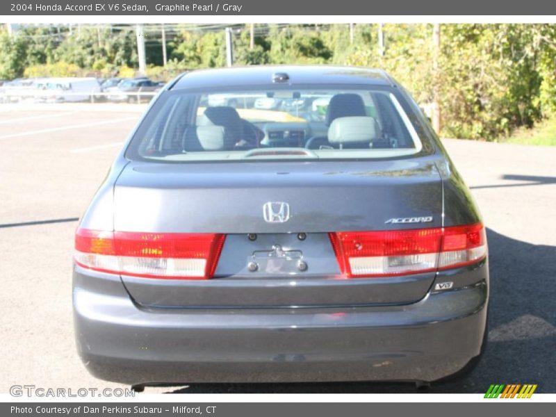 Graphite Pearl / Gray 2004 Honda Accord EX V6 Sedan