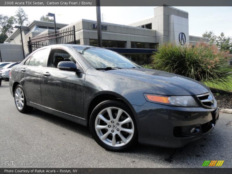 Carbon Gray Pearl / Ebony 2008 Acura TSX Sedan