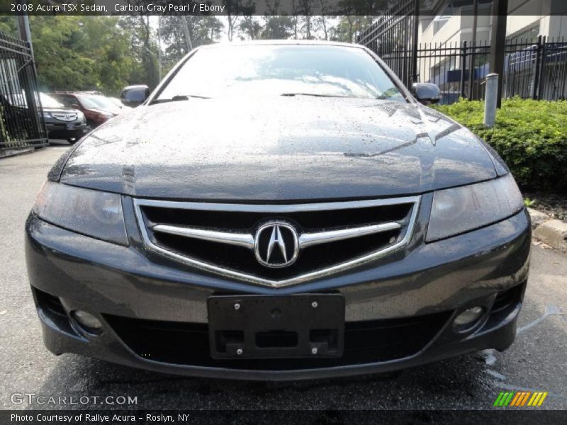 Carbon Gray Pearl / Ebony 2008 Acura TSX Sedan