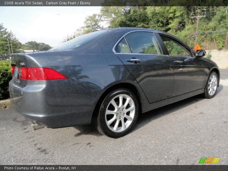 Carbon Gray Pearl / Ebony 2008 Acura TSX Sedan