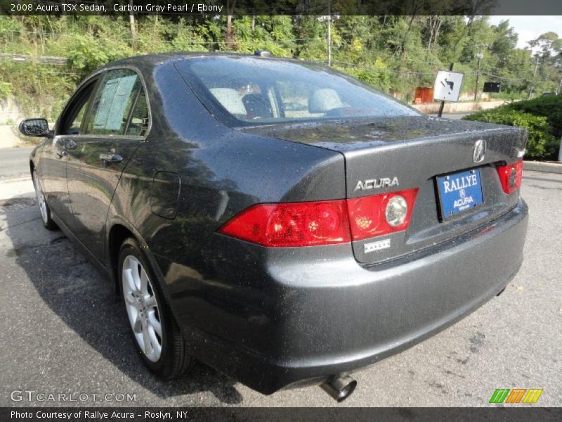 Carbon Gray Pearl / Ebony 2008 Acura TSX Sedan
