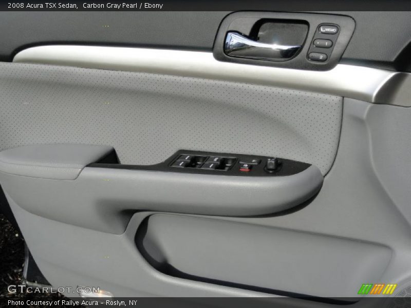 Carbon Gray Pearl / Ebony 2008 Acura TSX Sedan