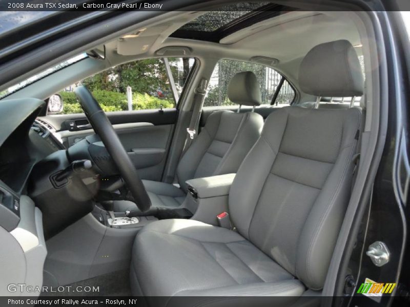 Carbon Gray Pearl / Ebony 2008 Acura TSX Sedan
