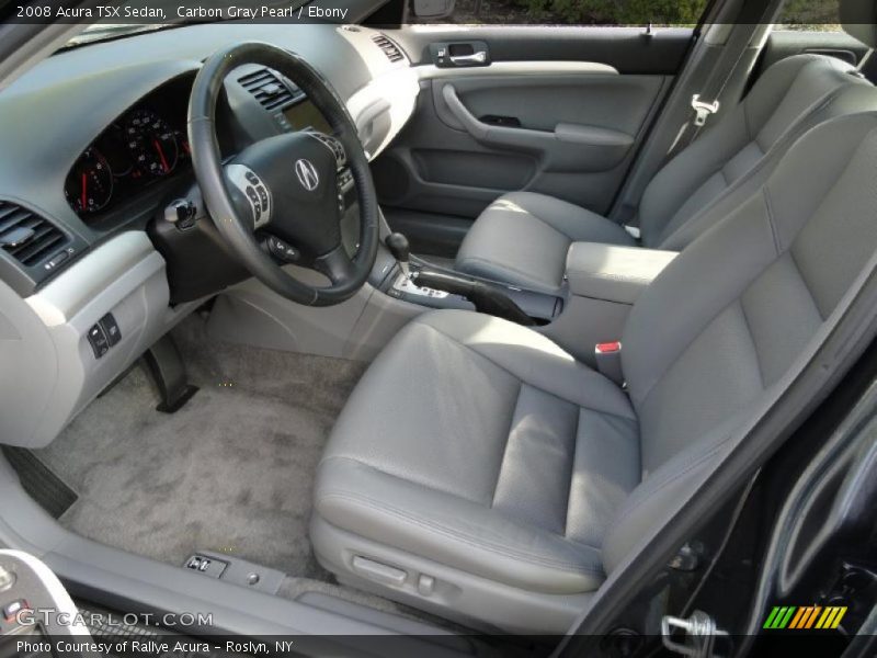 Carbon Gray Pearl / Ebony 2008 Acura TSX Sedan