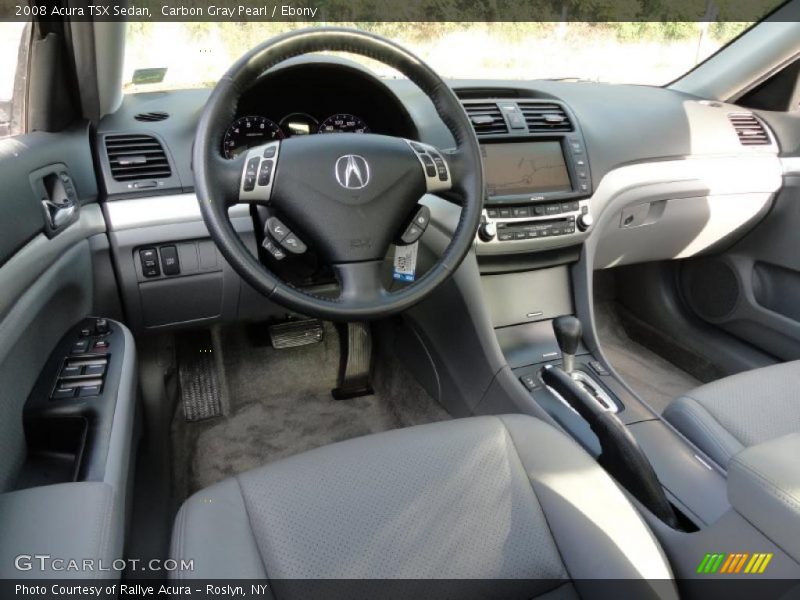 Carbon Gray Pearl / Ebony 2008 Acura TSX Sedan