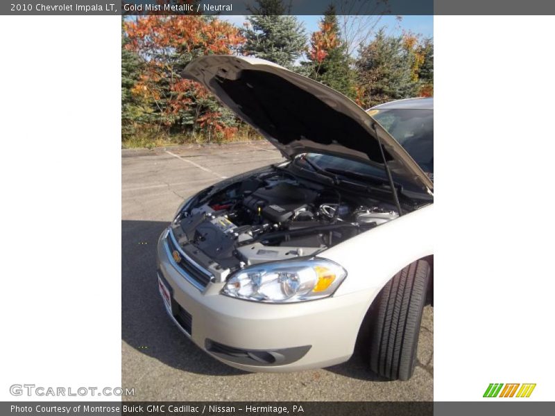 Gold Mist Metallic / Neutral 2010 Chevrolet Impala LT
