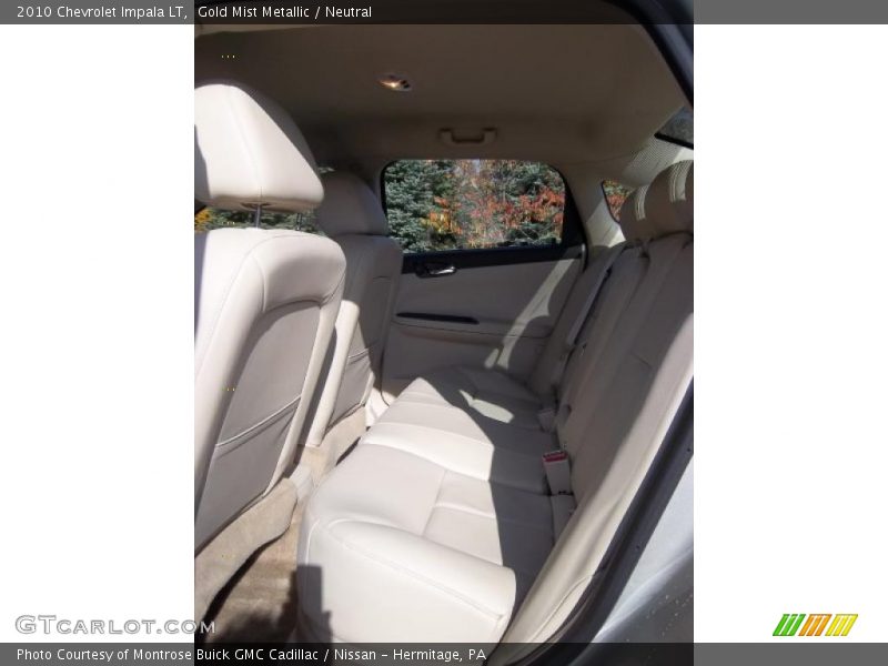 Gold Mist Metallic / Neutral 2010 Chevrolet Impala LT