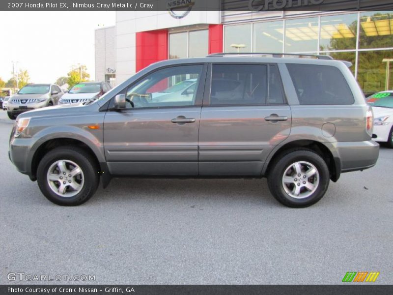 Nimbus Gray Metallic / Gray 2007 Honda Pilot EX