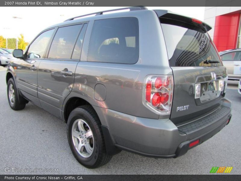 Nimbus Gray Metallic / Gray 2007 Honda Pilot EX