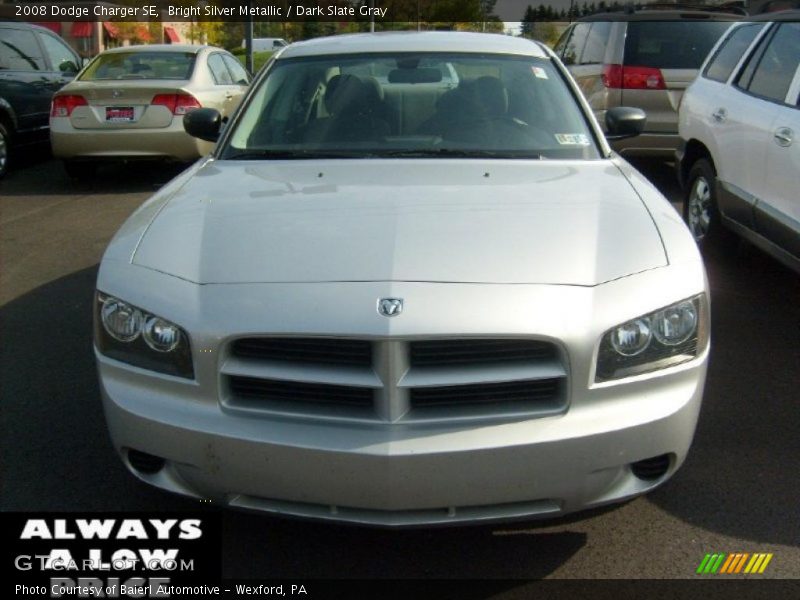 Bright Silver Metallic / Dark Slate Gray 2008 Dodge Charger SE