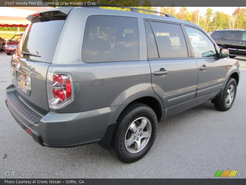 Nimbus Gray Metallic / Gray 2007 Honda Pilot EX