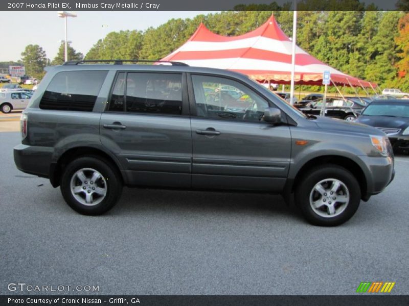 Nimbus Gray Metallic / Gray 2007 Honda Pilot EX