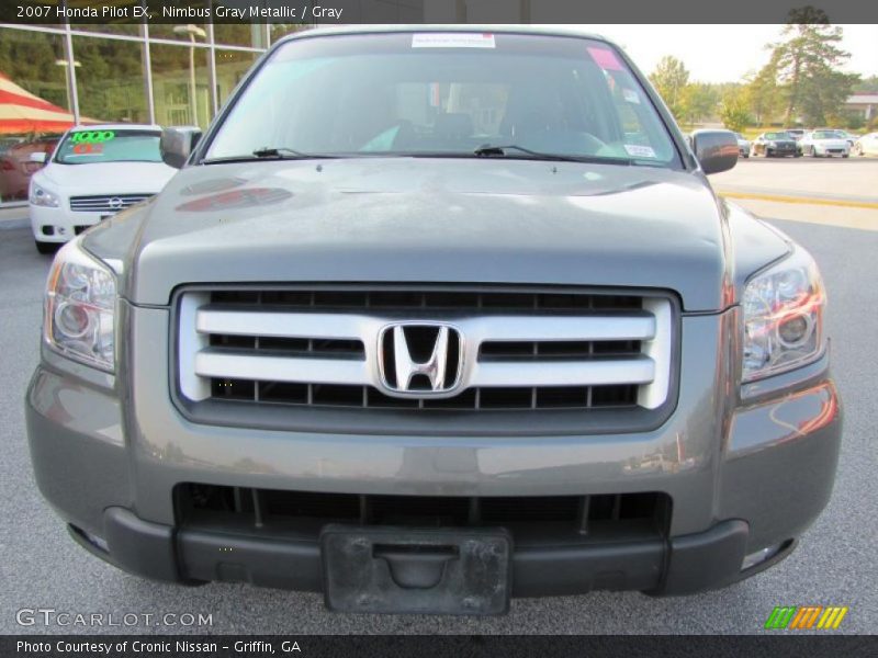 Nimbus Gray Metallic / Gray 2007 Honda Pilot EX