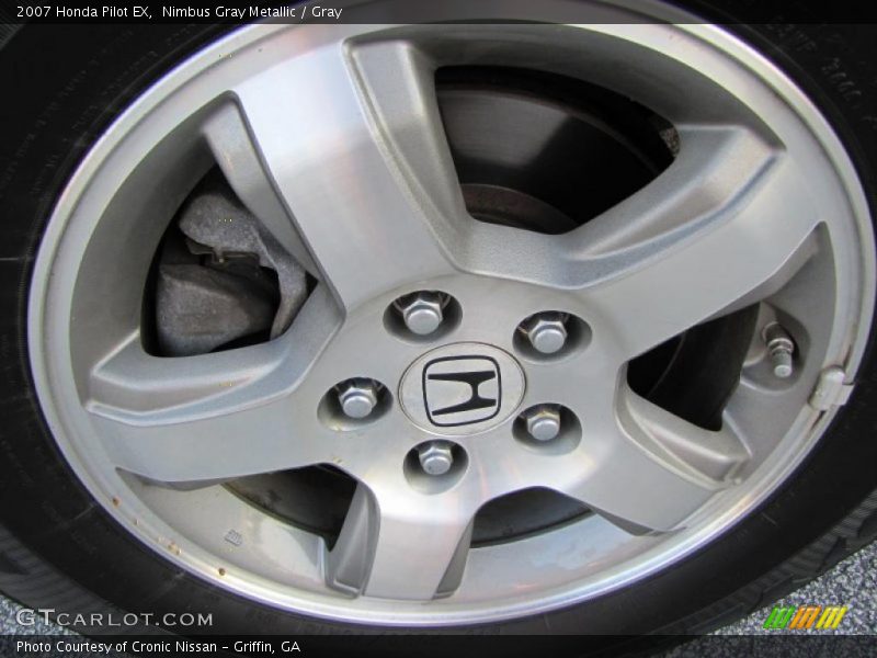 Nimbus Gray Metallic / Gray 2007 Honda Pilot EX