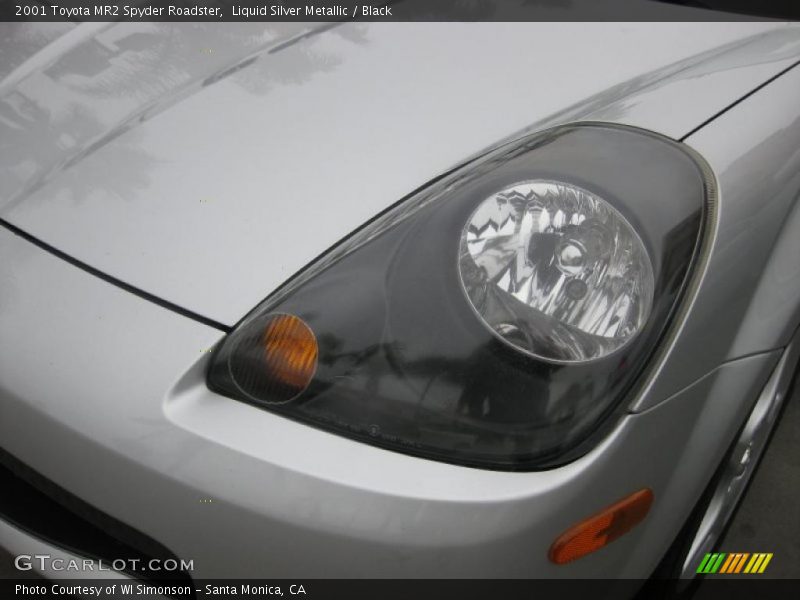 Liquid Silver Metallic / Black 2001 Toyota MR2 Spyder Roadster