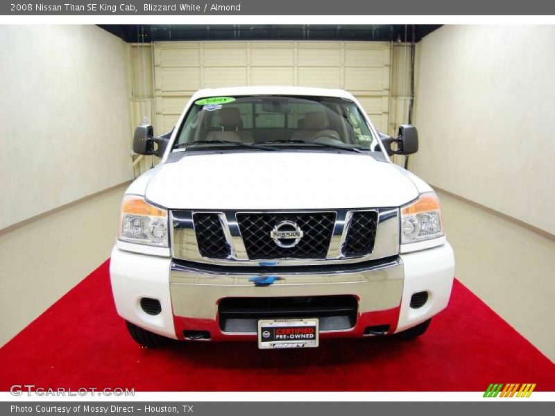 Blizzard White / Almond 2008 Nissan Titan SE King Cab