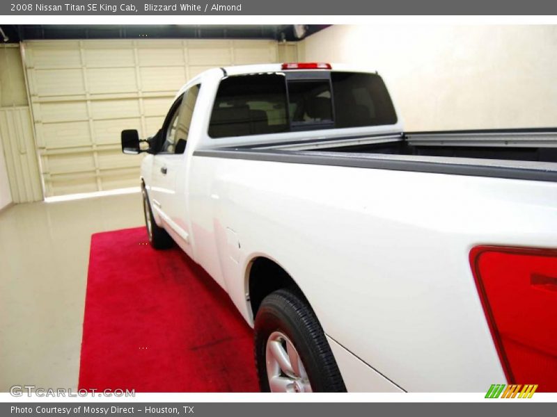 Blizzard White / Almond 2008 Nissan Titan SE King Cab