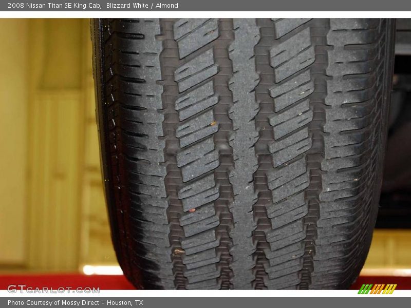 Blizzard White / Almond 2008 Nissan Titan SE King Cab