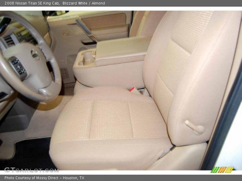 Blizzard White / Almond 2008 Nissan Titan SE King Cab