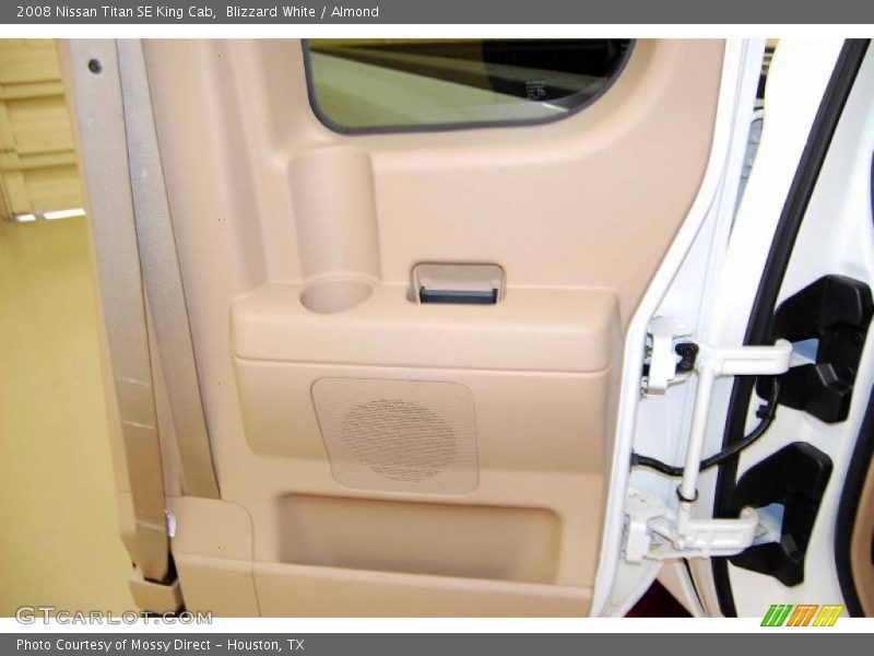 Blizzard White / Almond 2008 Nissan Titan SE King Cab