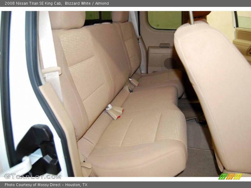Blizzard White / Almond 2008 Nissan Titan SE King Cab