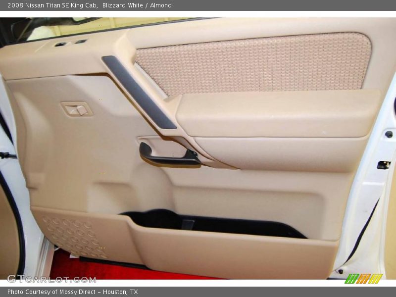 Blizzard White / Almond 2008 Nissan Titan SE King Cab