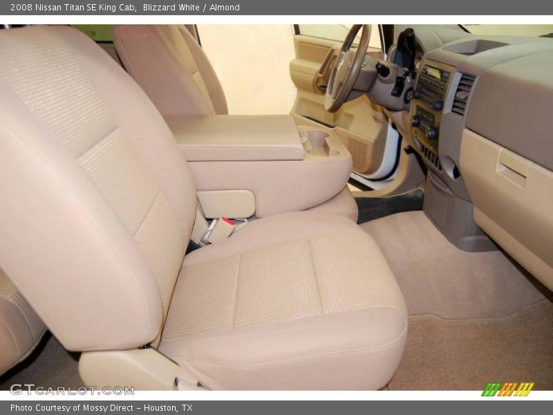 Blizzard White / Almond 2008 Nissan Titan SE King Cab