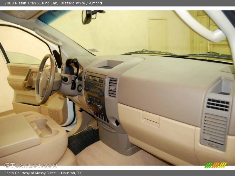 Blizzard White / Almond 2008 Nissan Titan SE King Cab