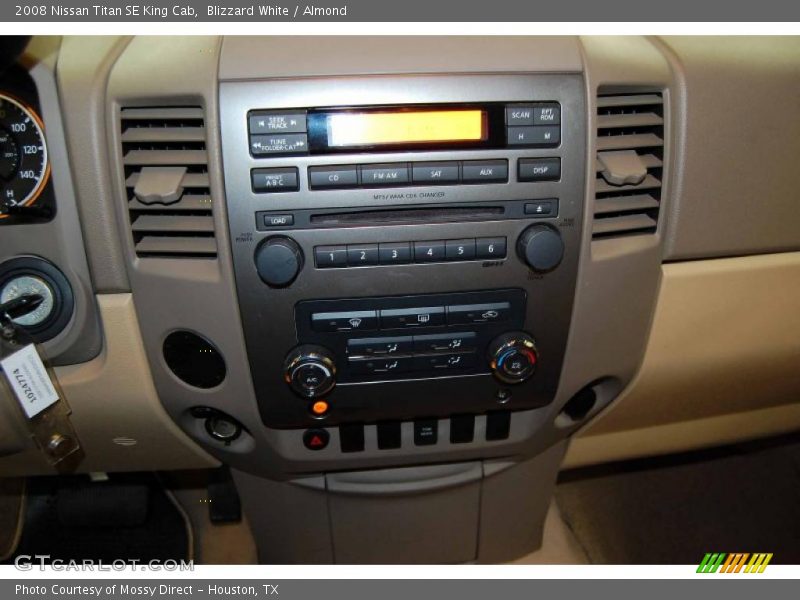 Blizzard White / Almond 2008 Nissan Titan SE King Cab
