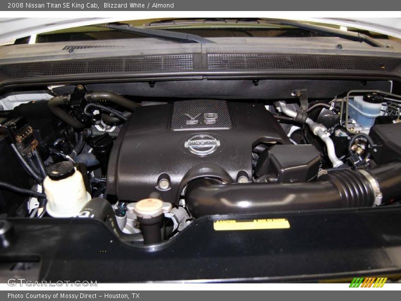 Blizzard White / Almond 2008 Nissan Titan SE King Cab