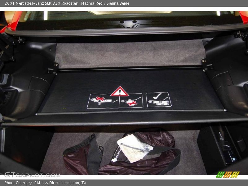  2001 SLK 320 Roadster Trunk