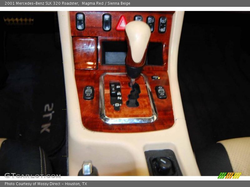 Magma Red / Sienna Beige 2001 Mercedes-Benz SLK 320 Roadster