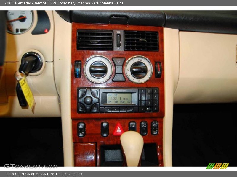 Magma Red / Sienna Beige 2001 Mercedes-Benz SLK 320 Roadster