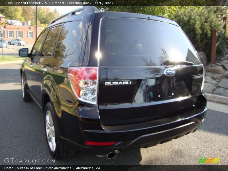 Obsidian Black Pearl / Black 2009 Subaru Forester 2.5 X Limited