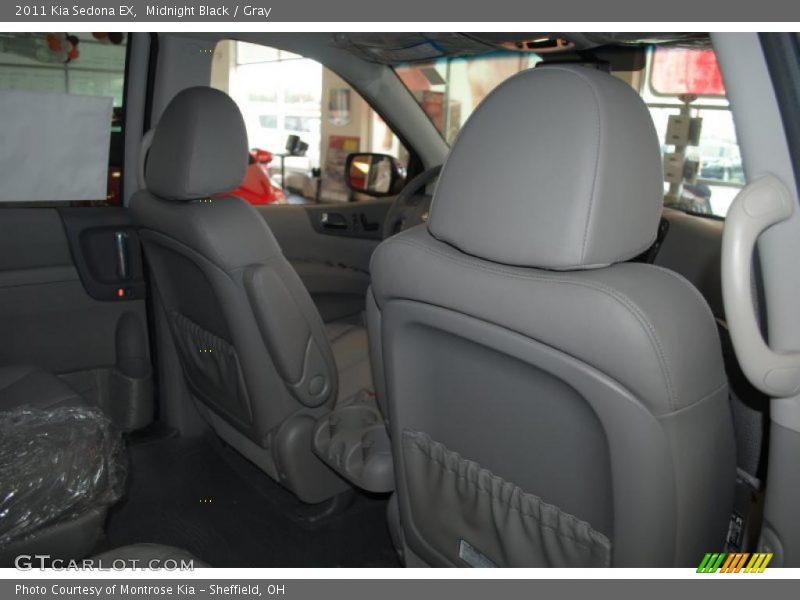 Midnight Black / Gray 2011 Kia Sedona EX
