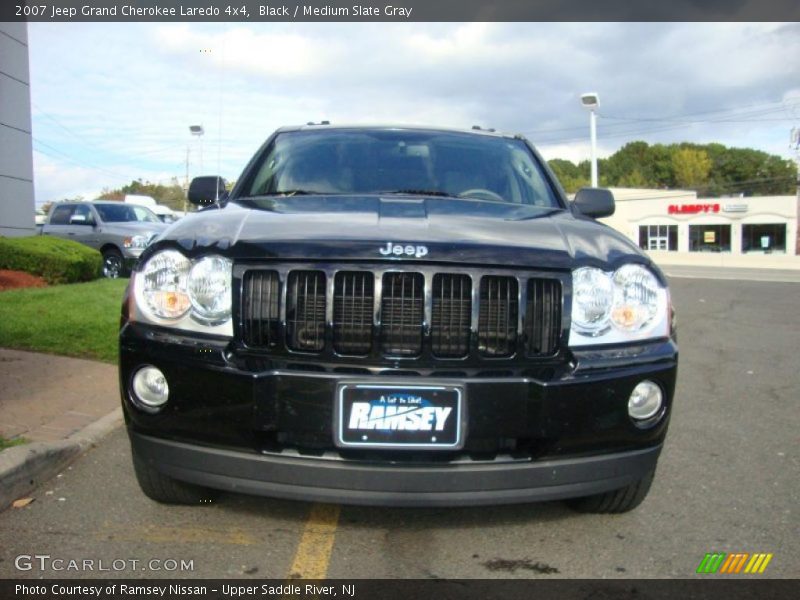 Black / Medium Slate Gray 2007 Jeep Grand Cherokee Laredo 4x4