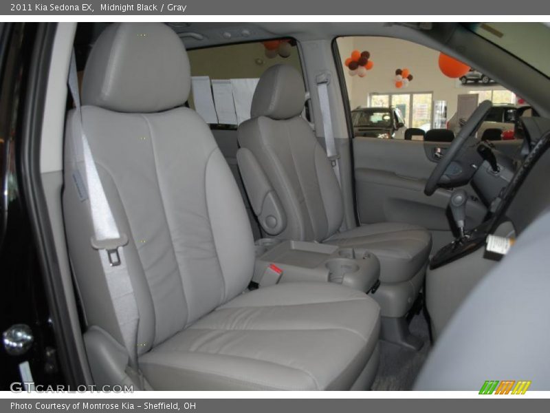  2011 Sedona EX Gray Interior