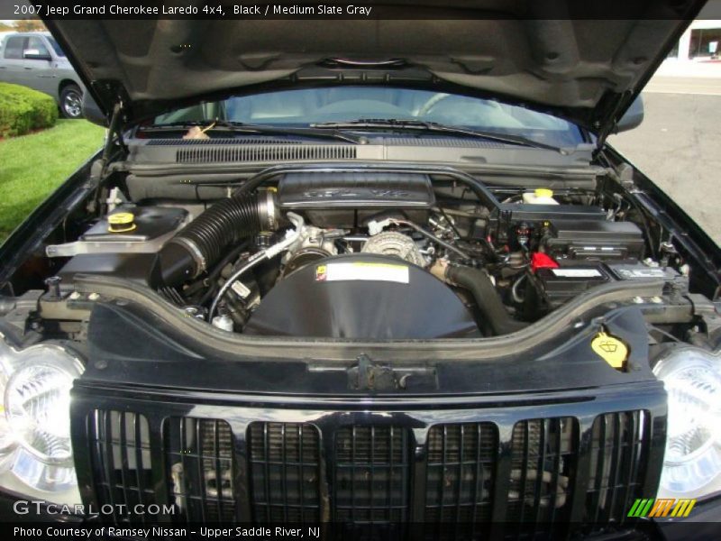 Black / Medium Slate Gray 2007 Jeep Grand Cherokee Laredo 4x4
