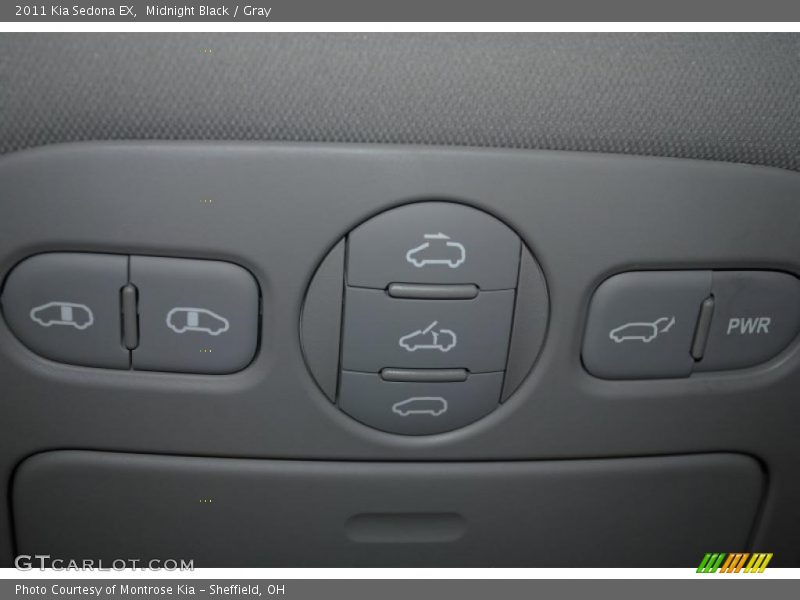 Midnight Black / Gray 2011 Kia Sedona EX