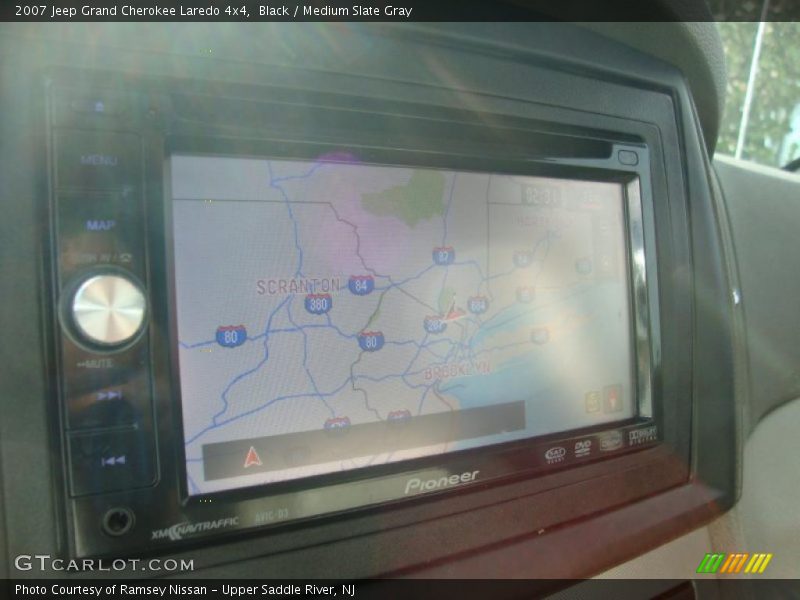 Black / Medium Slate Gray 2007 Jeep Grand Cherokee Laredo 4x4