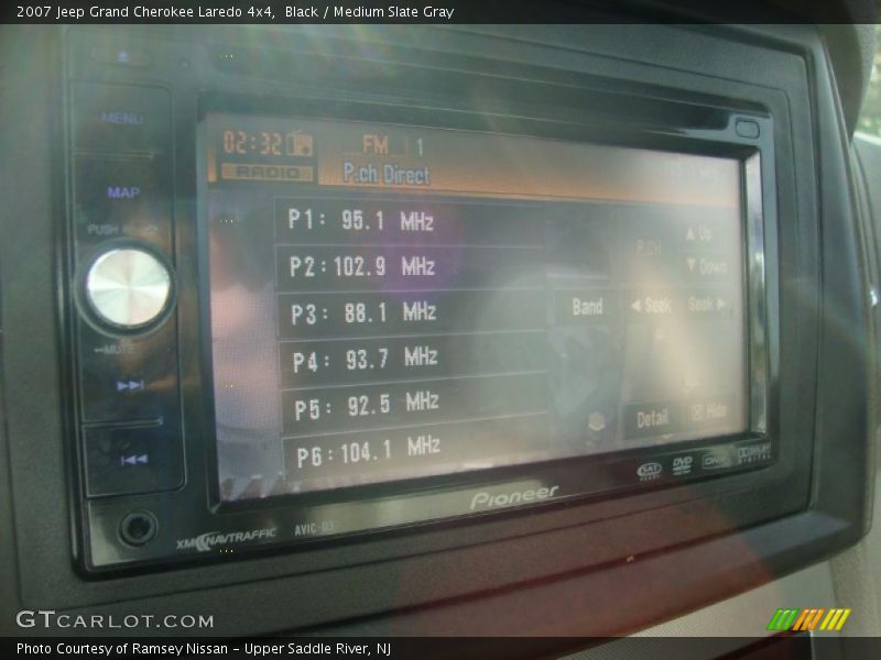 Black / Medium Slate Gray 2007 Jeep Grand Cherokee Laredo 4x4
