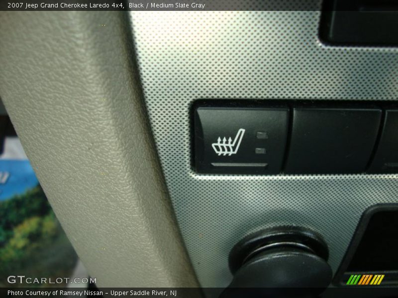 Black / Medium Slate Gray 2007 Jeep Grand Cherokee Laredo 4x4