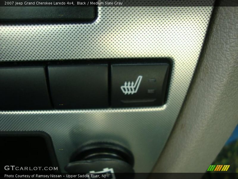 Black / Medium Slate Gray 2007 Jeep Grand Cherokee Laredo 4x4